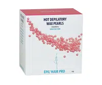 Depilační přírodní vosk pro citlivou pokožku Sibel Pearls Strawberry - 1000 g (7410375) + dárek zdarma