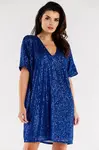 Awama Woman's Dress A566 Blue