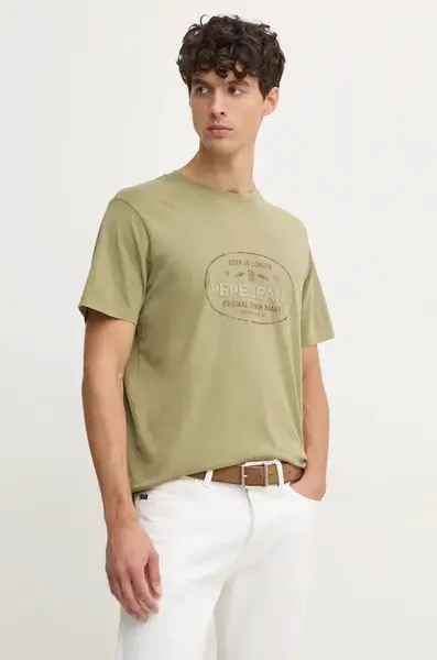 Pepe Jeans Bavlněné tričko Pepe Jeans ANDER