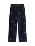 Tommy Jeans Džínsy 'Mia'  indigo / žltá / červená