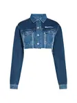 KARL LAGERFELD JEANS Prechodná bunda  modrá / tmavomodrá