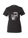 Karl Lagerfeld Tričko  zlatá / čierna / biela