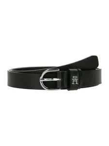 TOMMY HILFIGER Opasky 'Essential Effortless'  čierna / strieborná