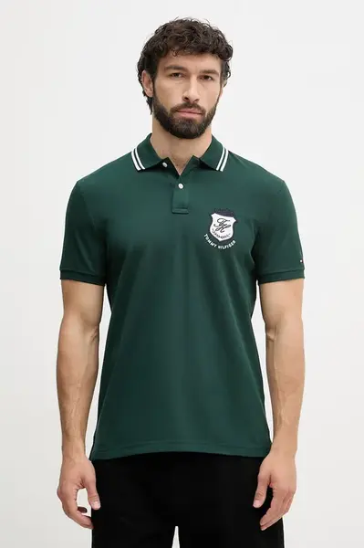 Tommy Hilfiger polo tričko pánske s bavlnou