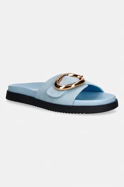 Steve Madden šľapky s otvorenými prstami dámske semišové Mistify