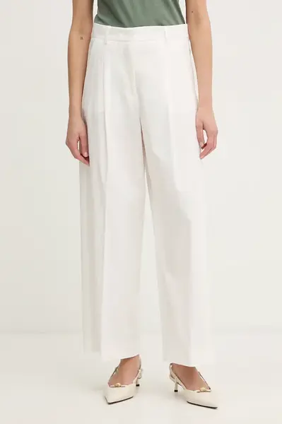 Weekend Max Mara kalhoty ženské bavlněné s elastanem BELLICO