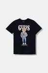 Dětské bavlněné tričko Guess
