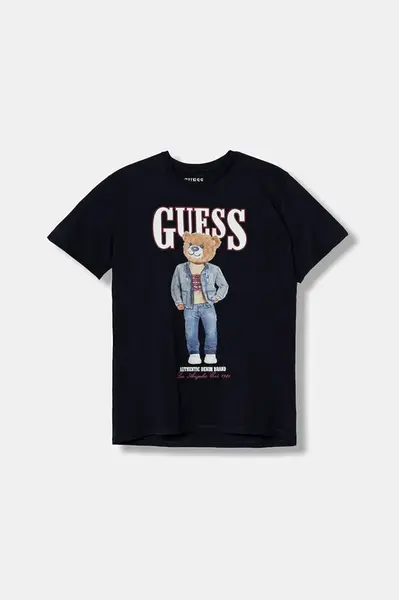 Guess Dětské bavlněné tričko Guess