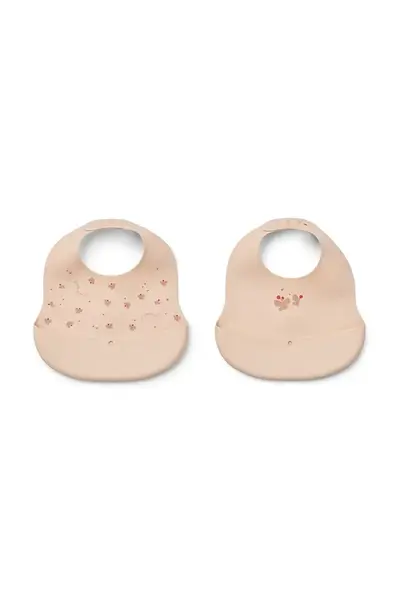 Liewood bryndák Ember Printed Bib 2-pack