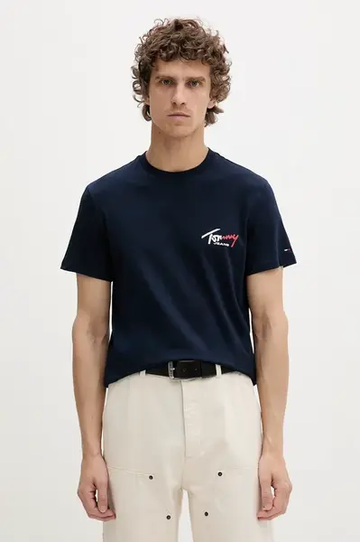 Tommy Jeans  tričko pánské bavlněné