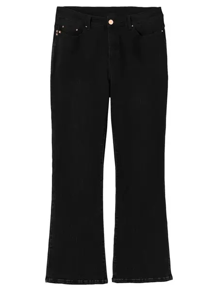 SHEEGO Džínsy  čierny denim