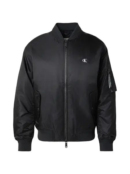 Calvin Klein Jeans Prechodná bunda  čierna