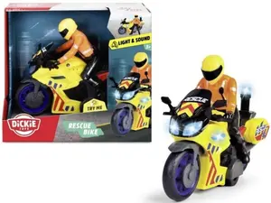 Záchranářský motocykl s jezdcem