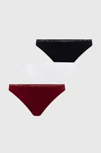 Tommy Hilfiger  tanga dámské bavlněné s elastanem 3-pack