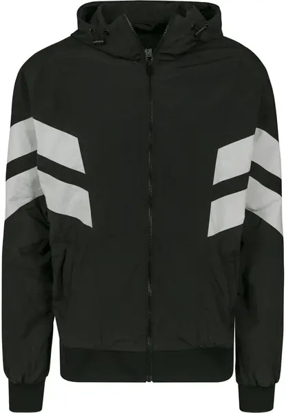 Urban Classics Prechodná bunda  čierna / biela