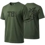 Tb baits tričko hidden carp green - xl