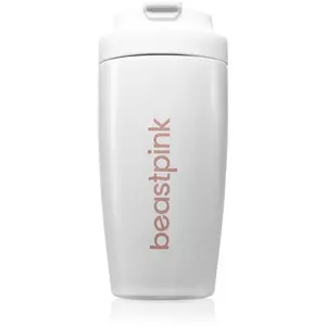 BeastPink Thermo Mug termohrnek s brčkem barva White 1 ks