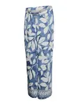 MAMALICIOUS Nohavice 'MLMALIKKA'  modrá denim / hnedá / biela