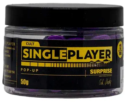 Singleplayer plovoucí boilies pop-up boilies surprise 50 g - 12 mm