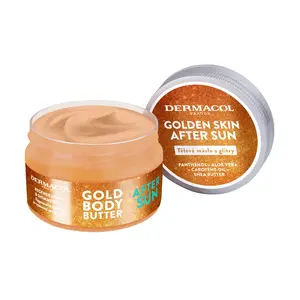 Dermacol AFTER SUN telové maslo s trblietkami