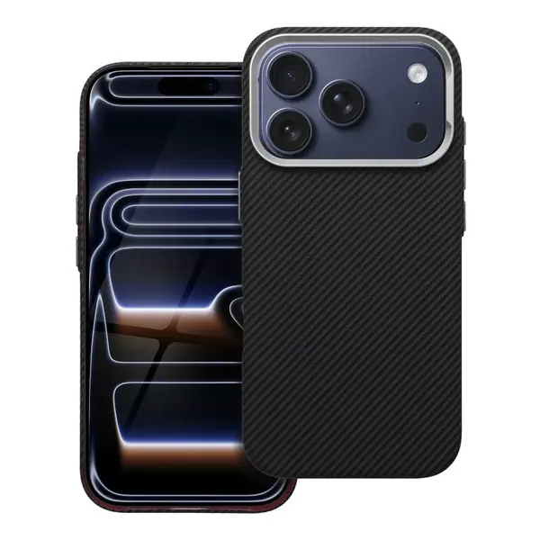 Pouzdro Case KEVLAR compatible with MagSafe pro Apple iPhone 17, černá