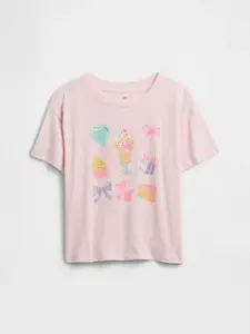 GAP Dětské oversize tričko pro dívky