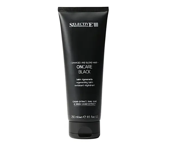 Regenerační balzám pro poškozené vlasy Selective Professional OnCare Black Regenerating Balm - 250 ml + dárek zdarma