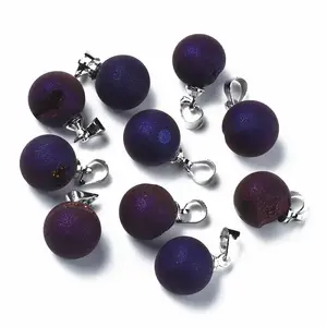 Natural Agate Charms