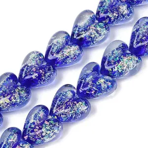 Handmade Foil Glass Beads