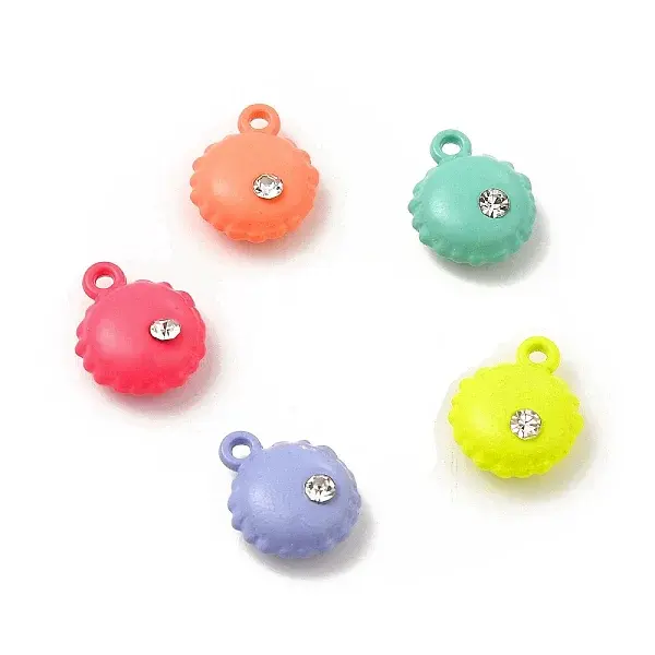 Spray Painted Alloy Pendants