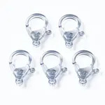 Transparent Acrylic Lobster Claw Clasps