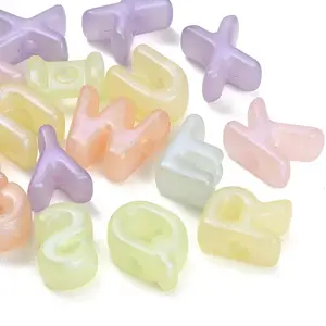 Opaque Acrylic European Beads