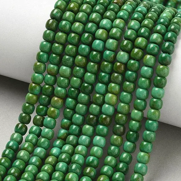 Dyed Synthetic Magnesite Beads Strands
