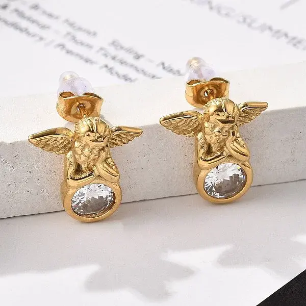 304 Stainless Steel Stud Earrings