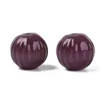 Handmade Ribbed Lampwork Beads