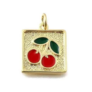 Brass Enamel Pendants