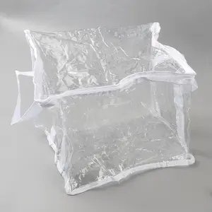 Transparent PVC Plastic Packing Bags with Handles