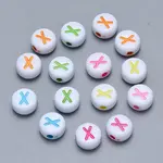 Craft Acrylic Horizontal Hole Letter Beads