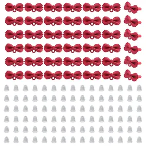 42Pcs Alloy Stud Earring Findings