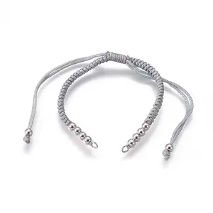 Nylon Cord Braided Bead Bracelets Making