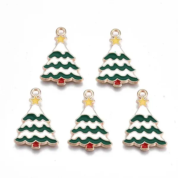 Alloy Enamel Pendants