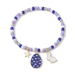 Alloy Enamel Charm Bracelets