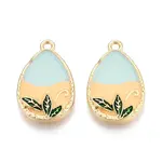 Rack Plating Alloy Enamel Pendants