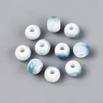 Handmade Crackle Porcelain Beads