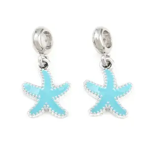 Alloy Enamel European Dangle Charms