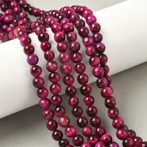 Grade B Natural Tiger Eye Beads Strands