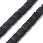 Transparent Frosted Glass Beads Strands