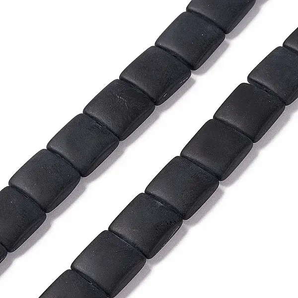 Transparent Frosted Glass Beads Strands