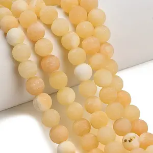Natural Yellow Calcite Beads Strands