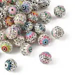 Brass & Alloy & Rhinestone Enamel Beads